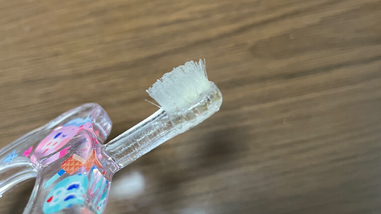 HAMICOのベビー歯ブラシのブラシ部分